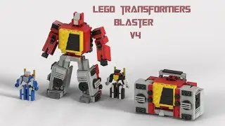 LEGO TRANSFORMERS Blaster V4 By BX Brix