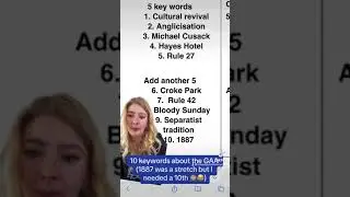 10 keywords about the GAA