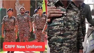 CRPF Officers started donning New Combat Uniform in Digital Camo Pattern