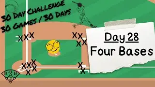 Four Bases // Fun Baseball Games to Play for Youth Coaching Practice Plans