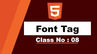 Font Tag in HTML | HTML Course in Urdu/Hindi | Course Online