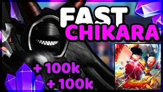 Fastest Chikara Method in Anime Fighting Simulator X