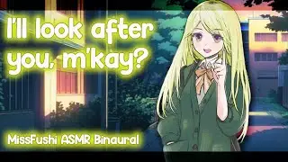 【ASMR RP】Stolen Glances, Stolen Hearts【F4A/ School Crush / Shy Listener / Support / Binaural / F4A】
