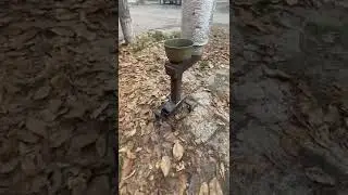 Печка на отработанном масле (из металлолома)