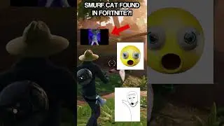 SMURF CAT FOUND IN FORTNITE!!!! 😱😱😱😱