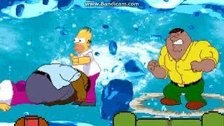 Mugen: Homer Simpson & Cheap Peter Griffin Vs Evil Homer Simpson & Cheap Peter Griffin