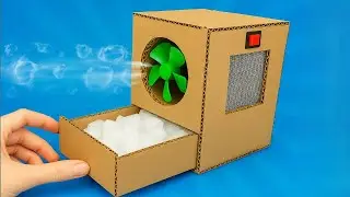 How To Make a Mini Cooler from cardboard | Air cooler at home