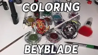 COLORING BEYBLADE NOVELTIES Have you painted YOUR BEY ??
