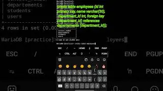 30. Foreign Key |  Constraints in mysql |  by therockshivam #mysql #querylanguage