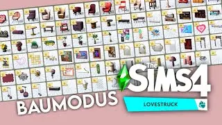 Die neuen Baumodus Objekte aus dem Verlieben Pack!🏡💗 | Pack Vorstellung |  Die Sims 4 | Deutsch