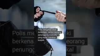 Lelaki ragut beg wanita yang mahu terjun sungai