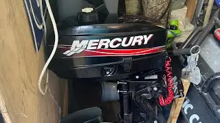 🛠️НЕ ДЕРЖИТ ХОЛОСТЫХ.MERCURY 2.5 л/с.Ревизия карбюратора .#ремонт #mercury