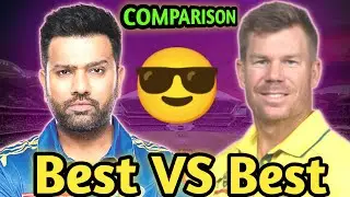 Rohit Sharma vs David Warner Comparison | rohit vs warner who is the best ?