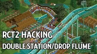 RCT2 Hacking: Double Station/Drop Log Flume