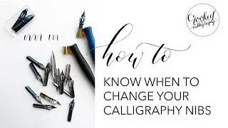 When to Replace Calligraphy Nibs | CROOKED CALLIGRAPHY