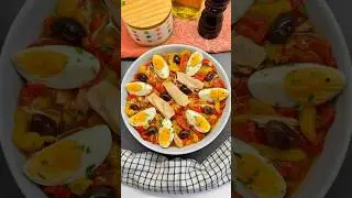 ENSALADA SÚPER FRESQUITA Y ORIGINAL!!😋 te va a encantar 👍🏻 #youtubeshorts #shorts