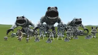 NEW ALL ZOONOMALY MONSTERS SIZE COMPARISON In Garry's Mod!