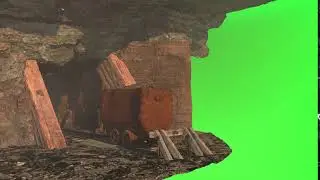 Old Mine Green screen FREE