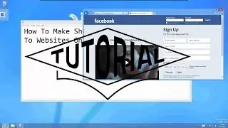 How To Make Shortcuts To Websites On The Desktop
