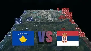 20.000 KOSOVO ARMY vs 60.000 SERBIAN ARMY | WARNO