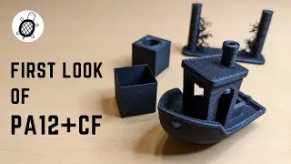 [3D printing] First look of PA12+CF