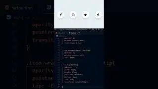 Button tooltip Html and Css  