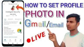 How to set profile photo in gmail/email account || Gmail Tutorial || Email profile picture save