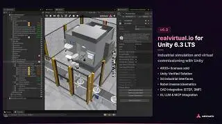 realvirtual.io 6.3 — Industrial Digital Twins in Unity 6.3 LTS