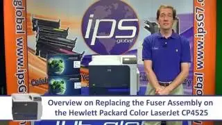 HP CP4525 - Replacing the Fuser Assembly