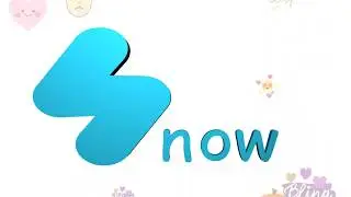 Snow Logo - 3D Animation