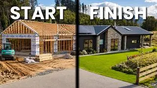 Full House Build Timelapse - Every Stage Covered