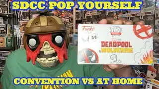 Deadpool and Wolverine Pop Yourself AT HOME vs AT SDCC