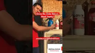 Klima dış ünite bakımı nasıl yapılır? #klima #airconditioningservice #temizlik #diy #öneçıkar