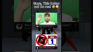 Roblox Is ENDING On JANUARY 1ST!?