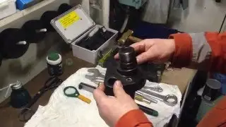 #Работа в #море The #nozzle for the main #engine MAN-B&W 6S50 #disassembly Part 1