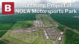 Resurfacing Project at NOLA Motorsports Park