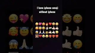 iPhone emoji without iPhone? 😱😍 