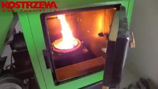 KOSTRZEWA котел пеллетный Pellets Fuzzy Logic 2 в небольшой котельной