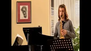 Luka Davidović, mladi saksofonista