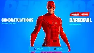How To Get DAREDEVIL Skin and DAREDEVIL CUP in Fortnite! (FREE SKIN)