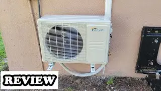 Senville LETO Mini Split Review/ Great Mini Split - AC & Heat for my Finished Garage Space