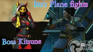 Itu's Plane part 1: June's bodyguard and first boss Kitsune on impossible | Shadow Fight 3