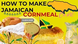 How To Make Jamaican Cornmeal Cake | Cornmeal Cake | Easy Recipe