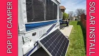 Installing Solar Panel on a POP UP CAMPER! - Jayco Jay series