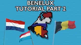 Benelux - Medium Scale World Flag Map [Part 2] [Minecraft]