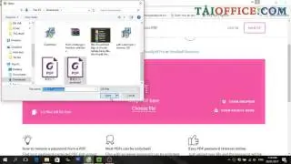 Hướng dẫn gỡ bỏ mật khẩu bằng Small PDF