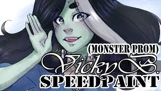 Vicky Blue [Speedpaint] [Monster Prom]