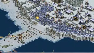 Red Alert 2 | Yuri's Revenge | 7 vs 1 - thinking meme map - extra hard ai - France