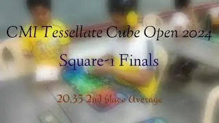 20.35 2nd place Average | CMI Tessellate Cube Open 2024