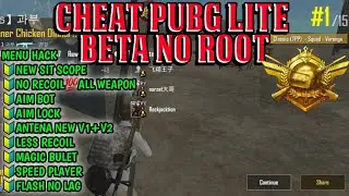 CHEAT PUBG LITE BETA NO ROOT NO HOST NO ON OFF DATA AUTO CONQUEROR
